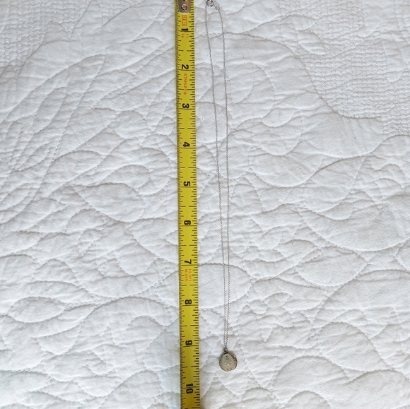 Vtg Sterling Silver Mary Religious Medallion Necklace NEVER WORN NOS Felice w/Bx - Picture 12 of 16